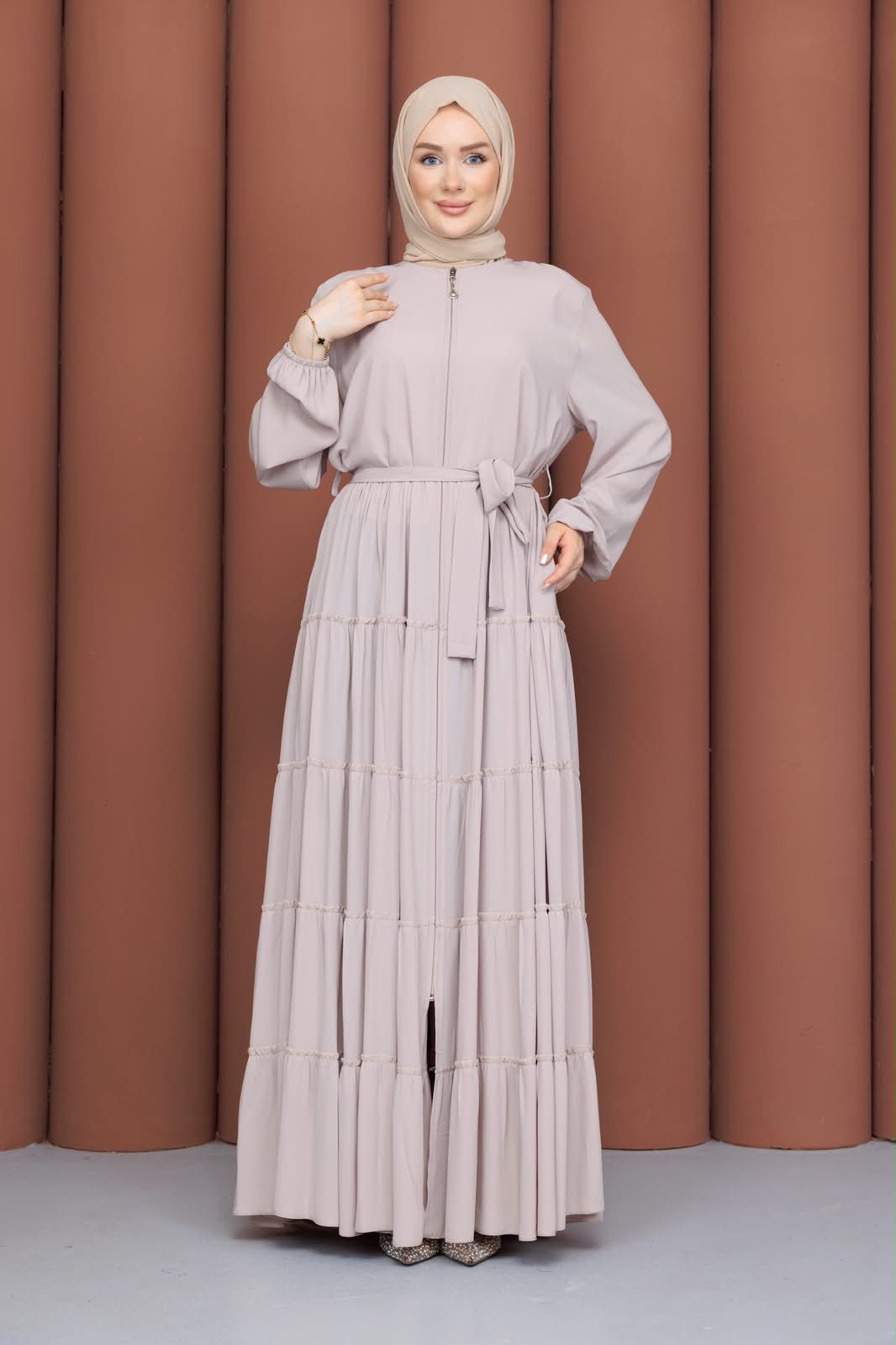 Büzgülü Mevlana Model Ferace